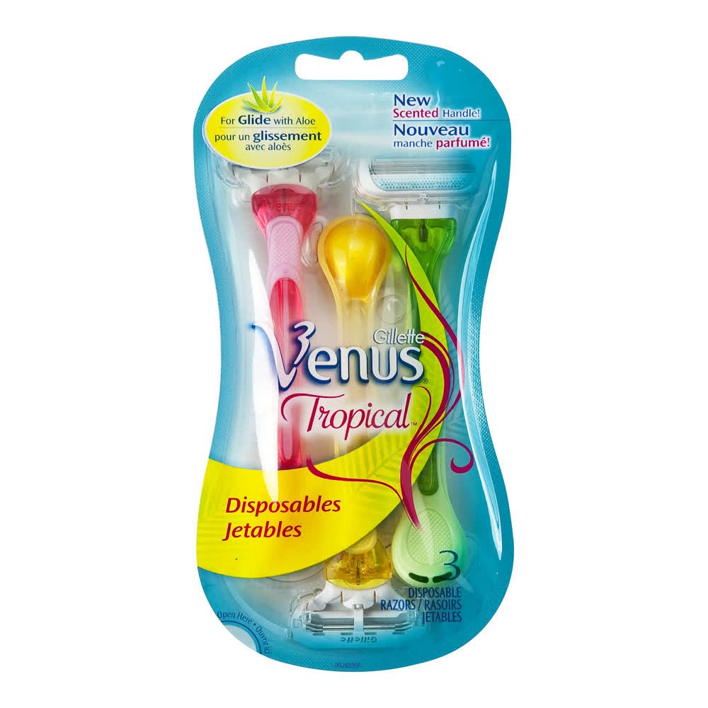 Gillette Venus Tropical Disposable Shaving Razor 3 Pack