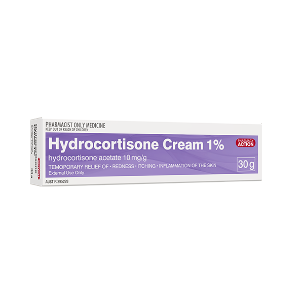 Pharmacy Action Hydrocortisone Cream 1% 30g