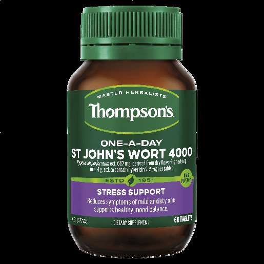 Thompson's One-A-Day St John's Wort 4000 60 Tablets
